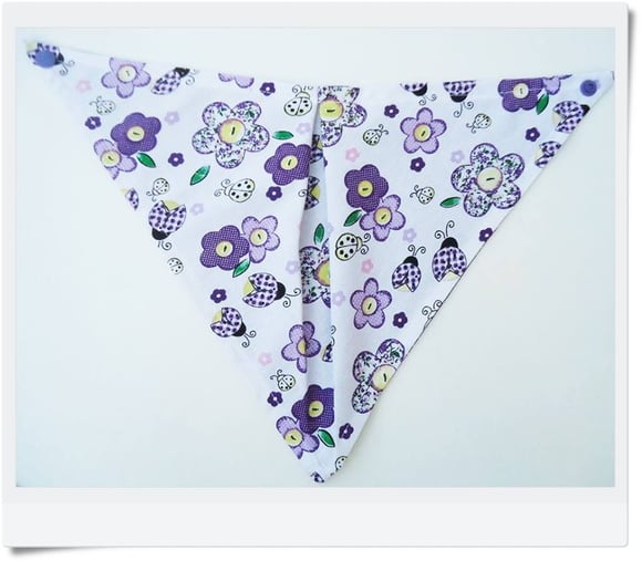 Babador Bandana Estiloso 100% Algodão para Bebê - Imagem 4