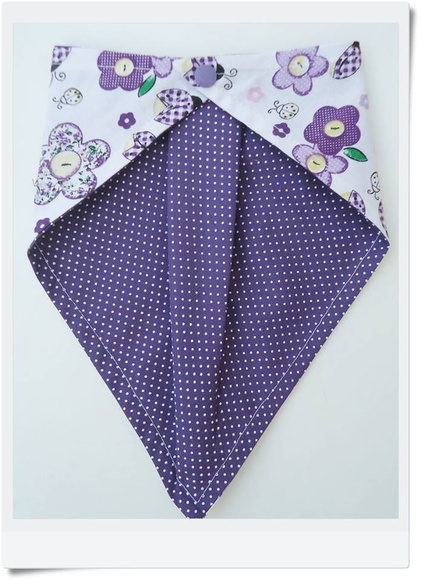 Babador Bandana Estiloso 100% Algodão para Bebê - Imagem 3