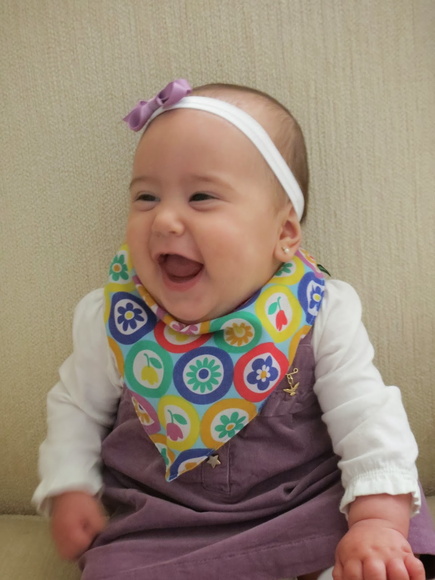 Babador Bandana Estiloso 100% Algodão para Bebê - Imagem 2
