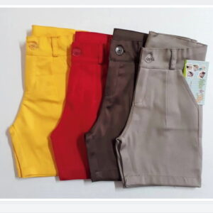 Bermuda Social Infantil em Sarja Premium