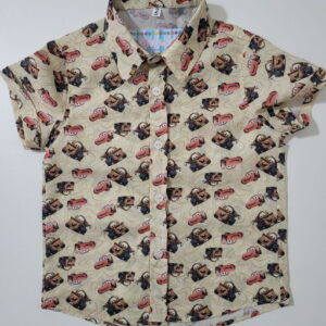 Camisa Temática Personalizada Carros para Festas