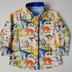 Camisa Infantil Temática Dinossauro - Estampa Importada