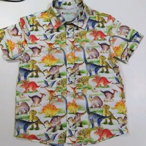 Camisa Infantil Temática Dinossauro - Moda Divertida