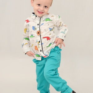 Camisa Infantil Sem Manga em Tricoline - Casual e Confortável