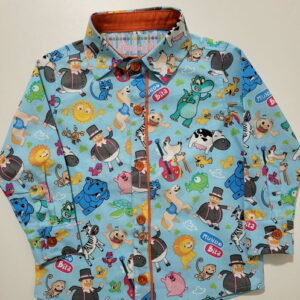 Camisa Infantil Manga Curta Tema Mundo Bita - Alegria em Cores