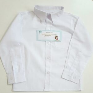 Camisa Social Infantil Branca Premium para Batizado e Eventos