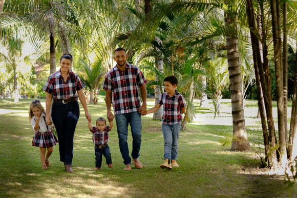 Kit Grande Família Xadrez: Look Completo 5 Peças para Grandes Eventos - Imagem 2
