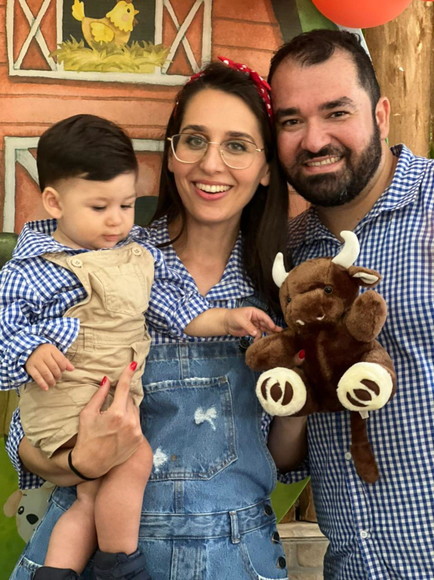 Look Família Arraial: Camisas Xadrez Clássicas Manga Longa - Imagem 5