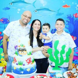 Roupa Fundo do Mar para Família