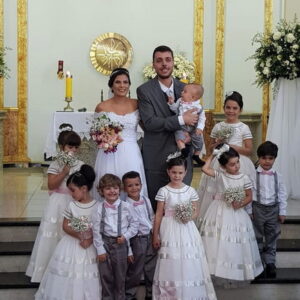 Roupa Pajem Cinza