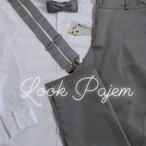 Roupa Pajem Cinza