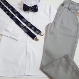 Roupa Pajem Cinza
