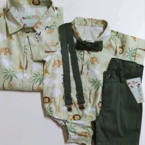 Roupa Safari Filho Camisa Pai