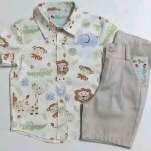 Roupa Safari Menina e Menino
