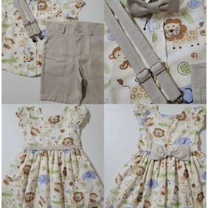 Roupa Safari para Gêmeos