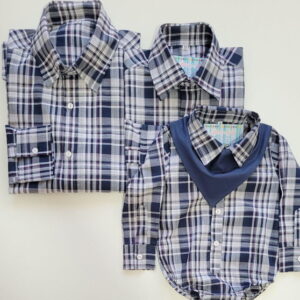 Camisa Xadrez Tal Pai Tal Mãe Tal Filho