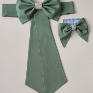 Cinto para Vestido Daminha e Laço Pro Cabelo