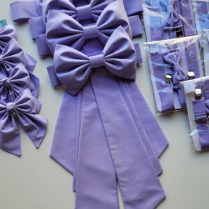 Cinto para Vestido Daminha Lavanda