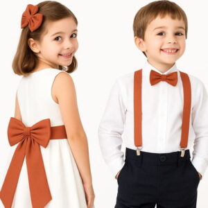 Cinto para Vestido Daminha Terracota
