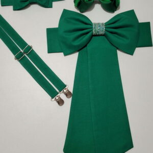 Cinto para Vestido Daminha Verde Esmeralda