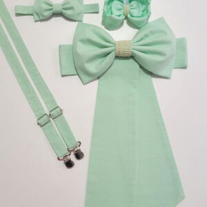 Cinto para Vestido Daminha Verde Menta