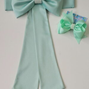 Cinto para Vestido Daminha Verde Menta