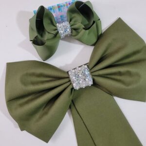 Cinto para Vestido Daminha Verde Musgo