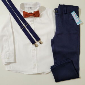 Roupa Pajem Azul Marinho