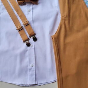 Roupa Pajem Caramelo