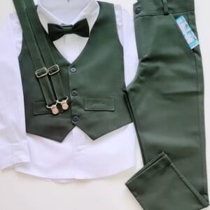 Roupa Pajem Verde Oliva