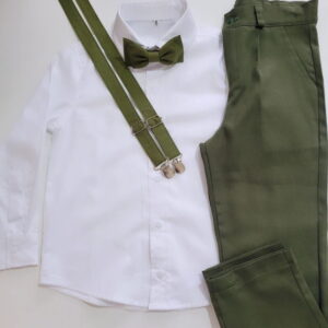 Roupa Pajem Verde Oliva