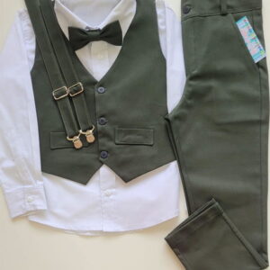 Roupa Pajem Verde Sage