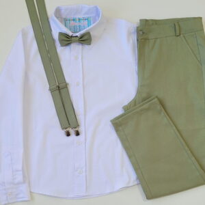 Roupa Pajem Verde Sage