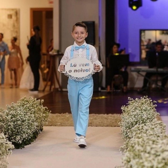 Roupa Pajem Azul serenity - Imagem 6