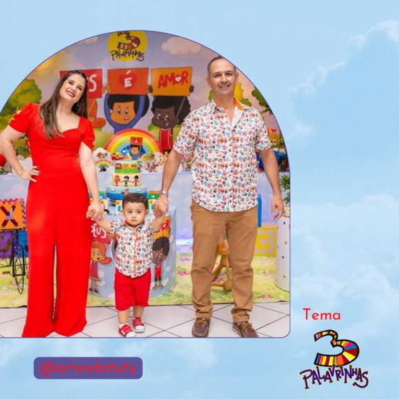 Camisa Tal Pai Tal Filho Três Palavrinhas